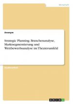 Strategic Planning. Branchenanalyse, Marktsegmentierung und Wettbewerbsanalyse im Theaterumfeld