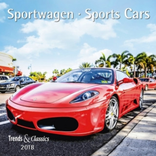 Sportwagen Sports Cars 2018 - Broschürenkalender - Wandkalender - mit herausnehmbarem Poster - Format 30 x 30 cm