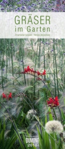 Gräser im Garten 2018 - DuMont Wandkalender - mit den wichtigsten Feiertagen - Hochformat 30,0 x 68,5 cm