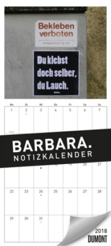 BARBARA. Notizkalender 2018