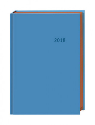 Terminer A5, Leinen blau - Kalender 2018