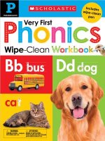 Very First Phonics Pre-K Wipe-Clean Workbook: Scholastic Early Learners (Wipe-Clean)