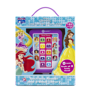 Disney Princess: Dream Big, Princess Me Reader Electronic Reader and 8-Book Library Sound Book Set (DISNEY)(Twarda)