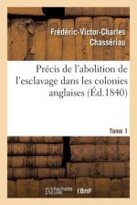 Precis de l'Abolition de l'Esclavage Dans Les Colonies Anglaises Tome 1