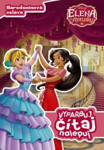 Elena z Avaloru Vyfarbuj, čítaj, nalepuj