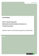 Umsetzung der Behindertenrechtskonvention in Niedersachsen
