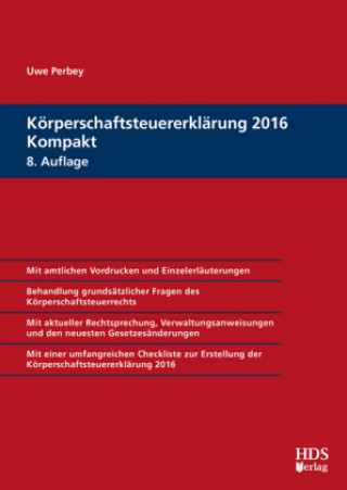 Körperschaftsteuererklärung 2016 Kompakt