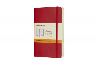 Moleskine Scarlet Red Pocket Ruled Notebook Soft