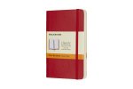 Moleskine Scarlet Red Pocket Ruled Notebook Soft