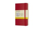 Moleskine Scarlet Red Pocket Squared Notebook Soft