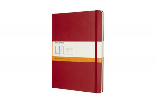 Moleskine Scarlet Red Extra Large Ruled Notebook Hard