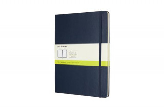 Moleskine Sapphire Blue Extra Large Plain Notebook Hard