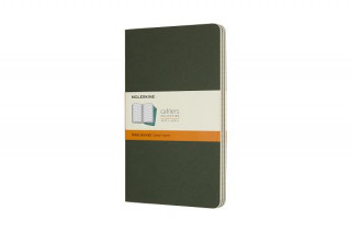 Moleskine Myrtle Green Large Ruled Cahier Journal (set Of 3)