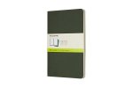 Moleskine Myrtle Green Large Plain Cahier Journal (set Of 3)