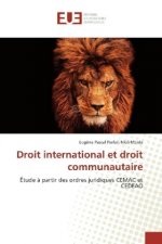 Droit international et droit communautaire