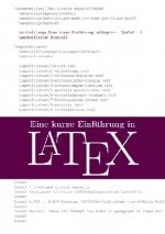 Eine kurze Einführung in LaTeX