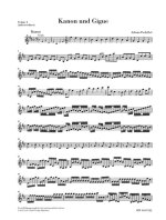 Kanon und Gigue D-dur für 3 Violinen und Basso continuo, Urtext