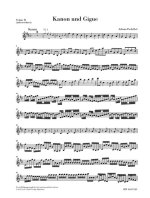 Kanon und Gigue D-dur für 3 Violinen und Basso continuo, Urtext