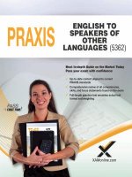 2017 Praxis English to Speakers of Other Languages (Esol) (5362)