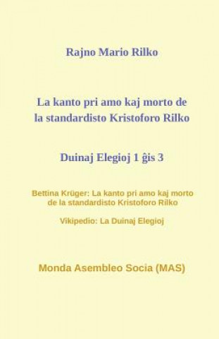 La kanto pri amo kaj morto de la standardisto Kristoforo Rilko. Duinaj elegioj 1 ĝis 3.