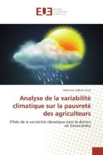 Analyse de la variabilité climatique sur la pauvreté des agriculteurs