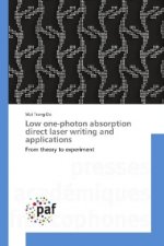 Low one-photon absorption direct laser writing and applications