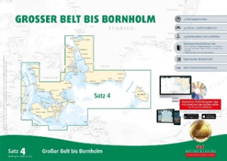 Sportbootkarten Satz 4: Großer Belt bis Bornholm (Ausgabe 2017)