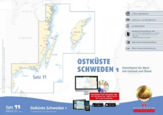 Sportbootkarten Satz 11: Ostküste Schweden 1 (Ausgabe 2017/2018)