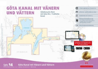 Sportbootkarten Satz 14: Götakanal mit Vänern und Vättern (berichtigt bis 01/2017)
