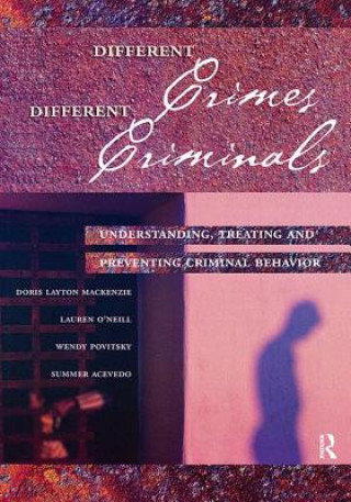 Different Crimes, Different Criminals