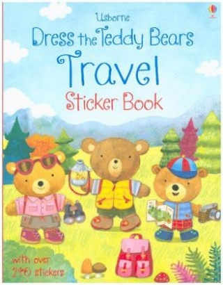 Dress the Teddy Bears Travel Sticker Book