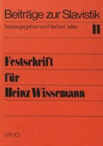 Festschrift fuer Heinz Wissemann