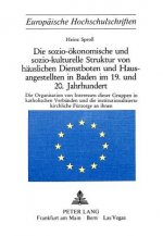 Die sozio-oekonomische und sozio-kulturelle Struktur von haeuslichen Dienstboten und Hausangestellten in Baden im 19. und 20. Jahrhundert