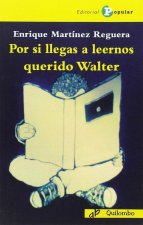 Por si llegas a leernos querido Walter