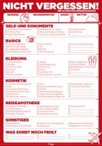 Nicht vergessen!