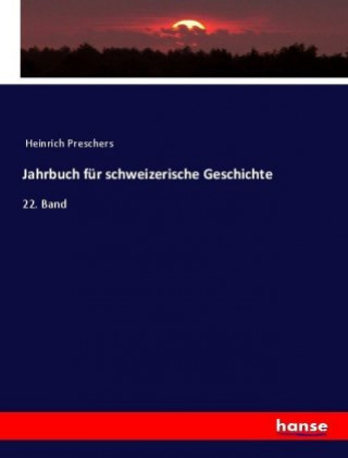 Jahrbuch fur schweizerische Geschichte