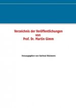 Verzeichnis der Veröffentlichungen von Prof. Dr. Martin Gimm