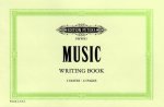 MUSIC WRITING BOOK LANDSCAPE 6 STAVE