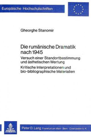 Die rumaenische Dramatik nach 1945