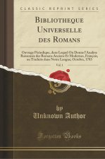 Bibliotheque Universelle des Romans, Vol. 1