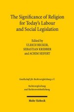 Significance of Religion for Today's Labour and Social Legislation