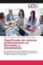 Significado de valores profesionales en docentes y estudiantes