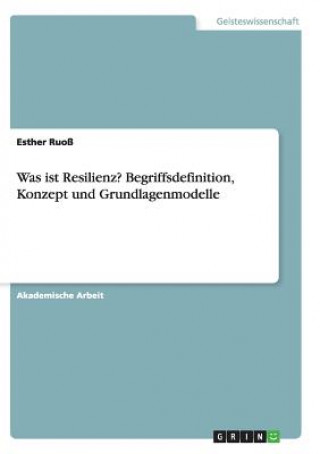 Was ist Resilienz? Begriffsdefinition, Konzept und Grundlagenmodelle