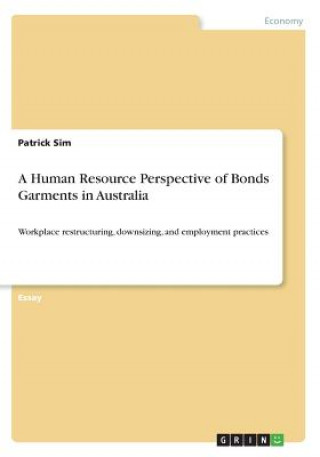 Human Resource Perspective of Bonds Garments in Australia