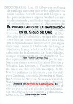 El vocabulario de la navegación en el Siglo de Oro