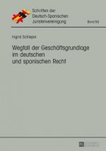 Wegfall Der Geschaeftsgrundlage Im Deutschen Und Spanischen Recht