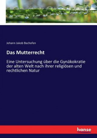 Mutterrecht