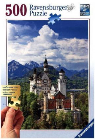 Märchenhaftes Schloss Neuschwanstein Gold Edition. 500 Teile Puzzle