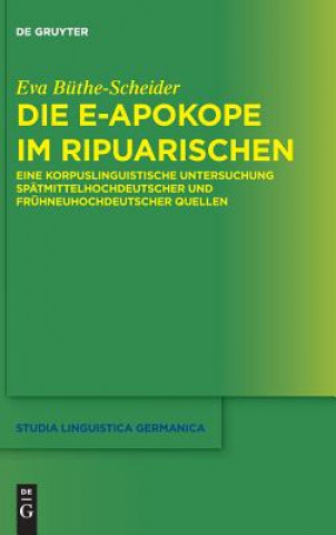 e-Apokope im Ripuarischen