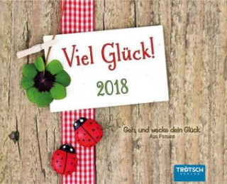 Notiz-Kalender Viel Glück 2018
